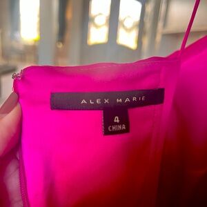 Alex Marie Pink Midi Dress
